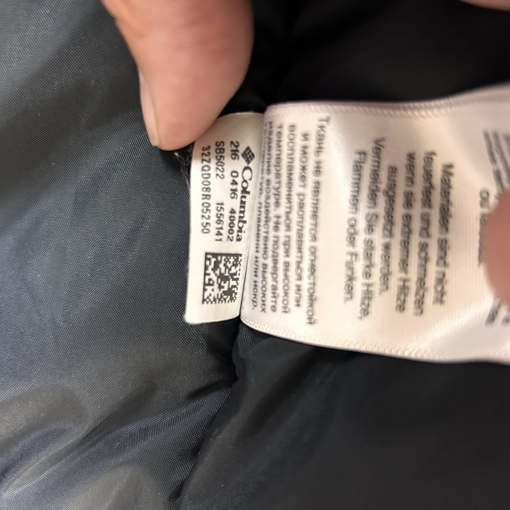 Columbia‎ Boy's Lightning Lift Waterproof Insulated Jacket Black/Grey-Size Large - Picture 6 of 11